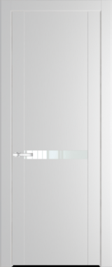 Межкомнатная дверь Profil Doors 1.4 P Lacobel Белый лак Крем Вайт (RAL 120-02)