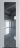 Межкомнатная дверь Profil Doors 1.7 P Зеркало Лайт Грей (RAL 870-01)