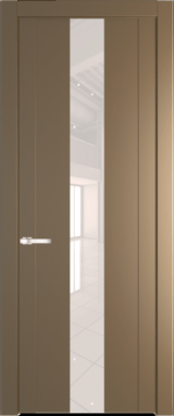 Межкомнатная дверь Profil Doors 1.9 P Lacobel Перламутровый лак Перламутр золото