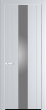 Межкомнатная дверь Profil Doors 1.9 P Монохром серебро (серебро матлак) Вайт (RAL 110 96 02)