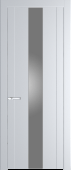 Межкомнатная дверь Profil Doors 1.9 P Монохром серебро (серебро матлак) Вайт (RAL 110 96 02)