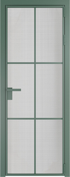 Алюминиевая дверь Profil Doors 3 AG Зеленый воск Кризет