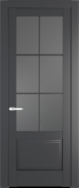 Межкомнатная дверь Profil Doors 4.2.2 (p.6) Графит (Pantone 425С) Графит