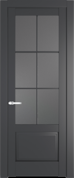 Межкомнатная дверь Profil Doors 4.2.2 (p.6) Графит (Pantone 425С) Графит