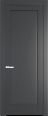 Межкомнатная дверь Profil Doors 1.1.1 PM Графит (Pantone 425С)