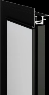 Revers - обратная скрытая дверь Black / White Edition Дверное полотно