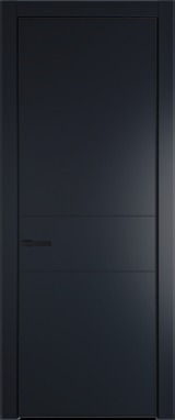 Межкомнатная дверь Profil Doors 14 PA Черный матовый Нэви Блу (RAL 7016)
