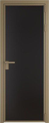 Алюминиевая дверь Profil Doors 1 AG Шампань Монохром черный