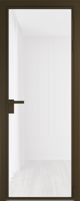 Алюминиевая дверь Profil Doors 1 AG Деорэ Белый триплекс