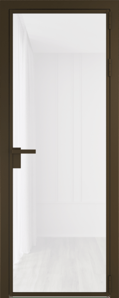 Алюминиевая дверь Profil Doors 1 AG Деорэ Белый триплекс