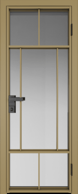 Алюминиевая дверь Profil Doors 10 AG Золото Матовое