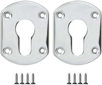 Накладка Fuaro (Фуаро) на цилиндр ESC.C+C/OV.set (ESC031) CP хром (2шт.)