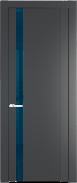 Межкомнатная дверь Profil Doors 1.2 P Зеркало Blue Графит (Pantone 425С)