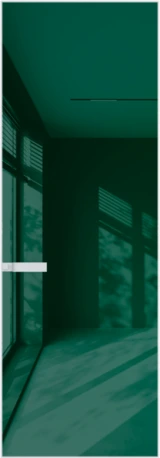 Алюминиевая дверь Profil Doors 1AGN ГЛЯНЕЦ Вайт Зеленый лес лак