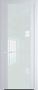 Межкомнатная дверь Profil Doors 1.7 P Lacobel Белый лак Вайт (RAL 110 96 02)