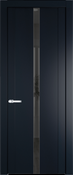 Межкомнатная дверь Profil Doors 1.8 P Зеркало серое Нэви Блу (RAL 7016)