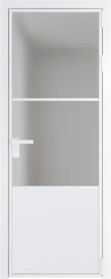 Алюминиевая дверь Profil Doors 20 AG Вайт Матовое
