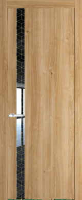Межкомнатная дверь Profil Doors 18 NW Лоран узор золото Дуб Карамель
