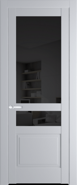 Межкомнатная дверь Profil Doors 3.5.4 PD Лайт Грей (RAL 870-01) Черное тонированное