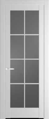 Межкомнатная дверь Profil Doors 4.1.2 (p.8) Крем Вайт (RAL 120-02) Графит
