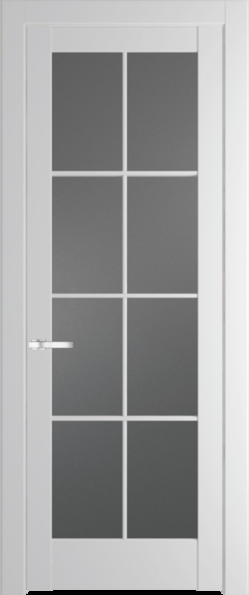 Межкомнатная дверь Profil Doors 4.1.2 (p.8) Крем Вайт (RAL 120-02) Графит