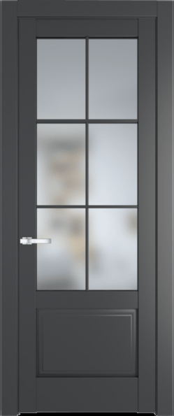 Межкомнатная дверь Profil Doors 4.2.2 (p.6) Графит (Pantone 425С) Матовое
