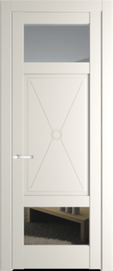 Межкомнатная дверь Profil Doors 1.3.2 PM Прозрачное Перламутр белый