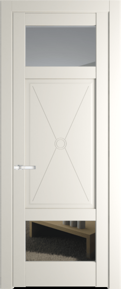 Межкомнатная дверь Profil Doors 1.3.2 PM Прозрачное Перламутр белый