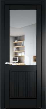 Межкомнатная дверь Profil Doors 3.2.2 PM Прозрачное Блэк