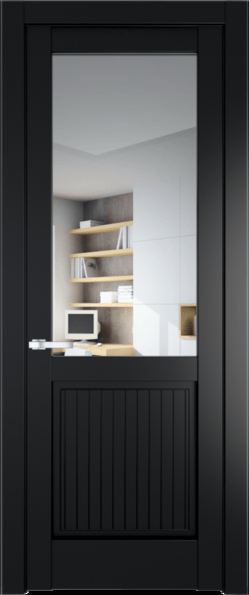 Межкомнатная дверь Profil Doors 3.2.2 PM Прозрачное Блэк