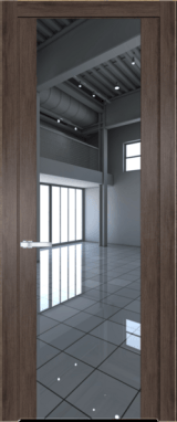 Межкомнатная дверь Profil Doors 1.7 N Зеркало Дуб Тобакко