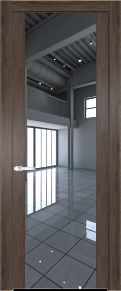 Межкомнатная дверь Profil Doors 1.7 N Зеркало Дуб Тобакко