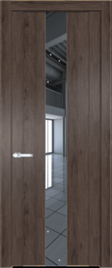 Межкомнатная дверь Profil Doors 1.9 N Зеркало Дуб Тобакко