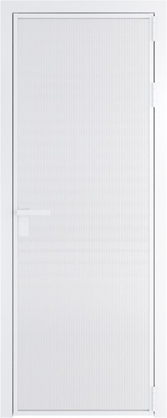 Алюминиевая дверь Profil Doors 1 AG Вайт Мору белое
