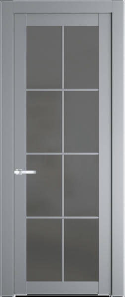 Межкомнатная дверь Profil Doors 1.1.2 (p.8) Графит Смоки (RAL 870-02)