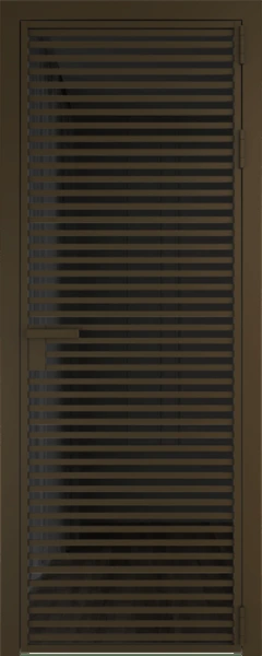 Алюминиевая дверь Profil Doors 12 AG Деорэ Черное тонированное