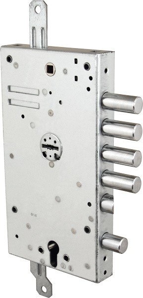 Замок врезной Mottura (Моттура) двухсистемный 54.Y587.28/С D (правый) My Key (уст. ключ), кл. 60 мм БЕЗ НАКЛАДОК
