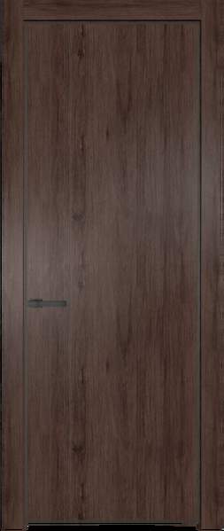Межкомнатная дверь Profil Doors 12 NE Дуб Тобакко Серая ночь