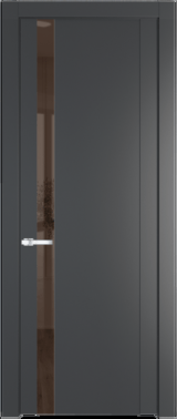 Межкомнатная дверь Profil Doors 1.2 P Зеркало Bronza Графит (Pantone 425С)
