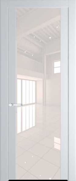 Межкомнатная дверь Profil Doors 1.7 P Lacobel Перламутровый лак Вайт (RAL 110 96 02)