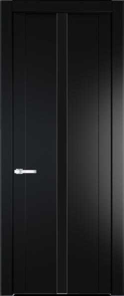 Межкомнатная дверь Profil Doors 1.8 P Монохром черный Блэк