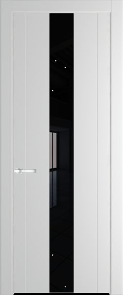 Межкомнатная дверь Profil Doors 1.9 P Черный лак Крем Вайт (RAL 120-02)