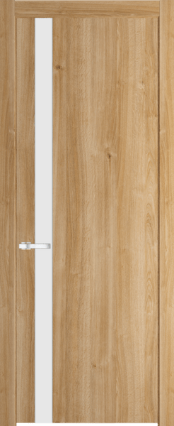 Межкомнатная дверь Profil Doors 18 NW Монохром белый просветленный Дуб Карамель