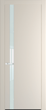 Межкомнатная дверь Profil Doors 18 PW Lacobel Белый лак Кремовая Магнолия (RAL 120-04)