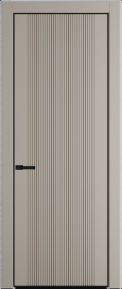 Межкомнатная дверь Profil Doors 37 PA Черный матовый Сэнд