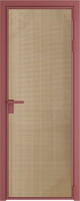 Алюминиевая дверь Profil Doors 1 AG Красный антрацит Кризет Золото