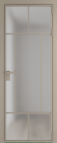 Алюминиевая дверь Profil Doors 10 AG Никель матовый Матовое