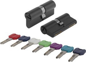 Цилиндровый Punto (Пунто) механизм MaxPro7000Key60mm(25+10+25) BL черный 7key