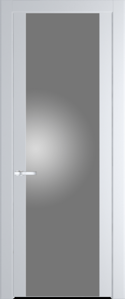 Межкомнатная дверь Profil Doors 1.7 P Lacobel Серебряный лак Вайт (RAL 110 96 02)