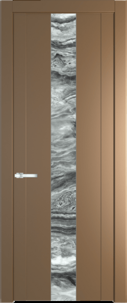 Межкомнатная дверь Profil Doors 1.9 P Атриум серебро Перламутр золото